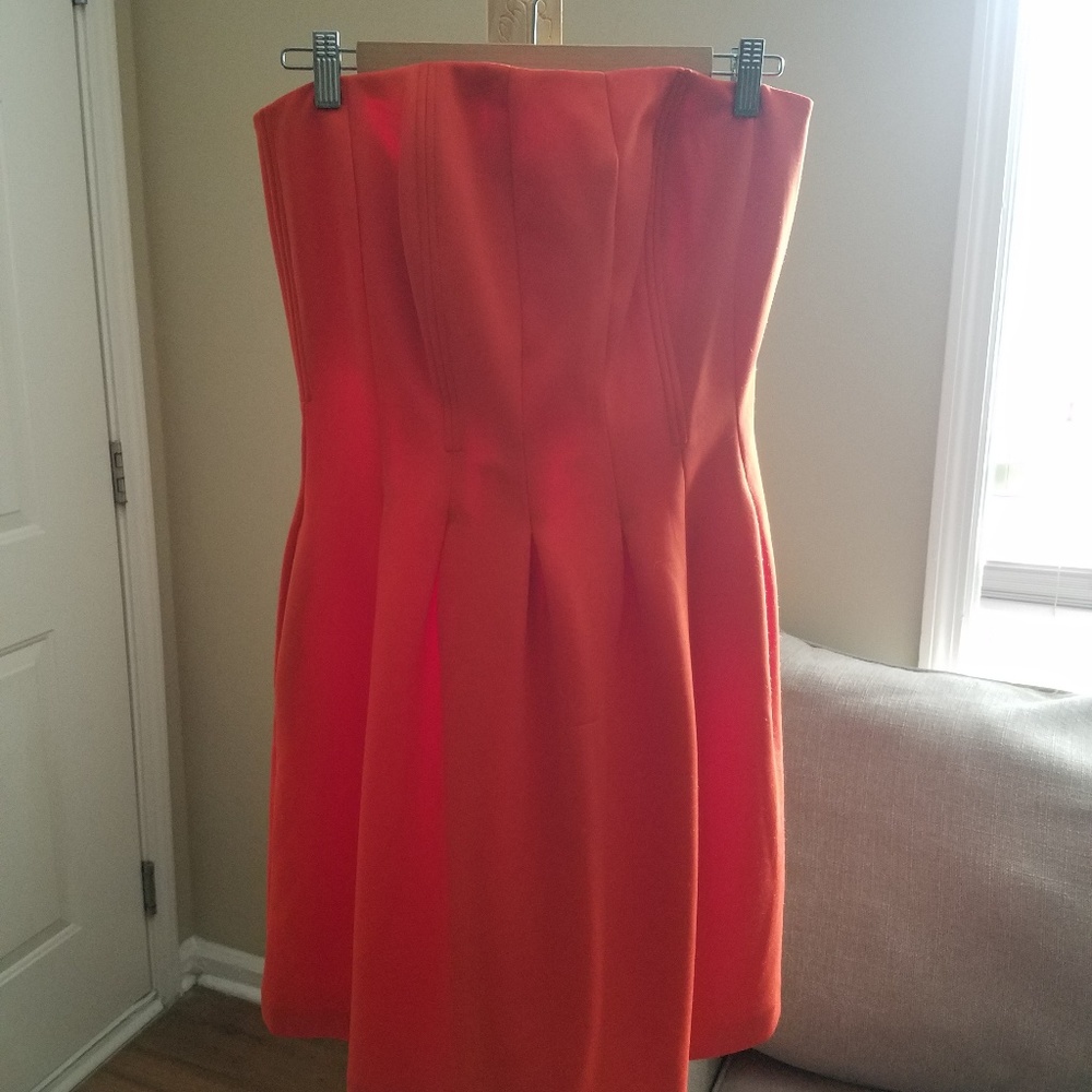 Strapless Tangerine NY & Company Dress